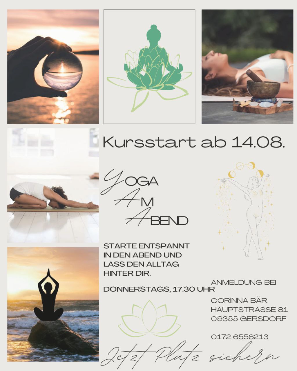 Yoga am Abend