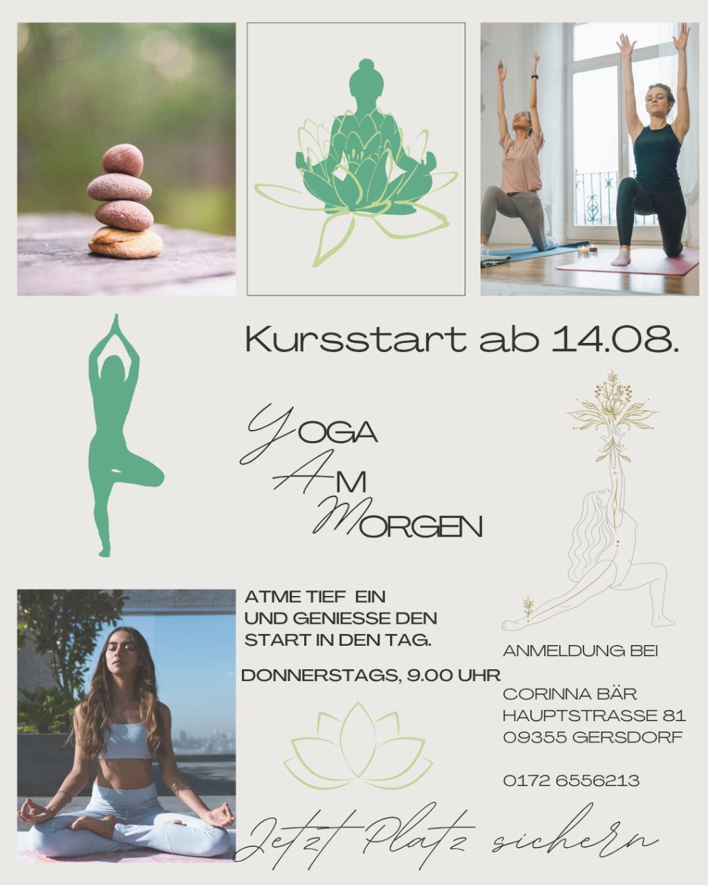 Yoga am Morgen