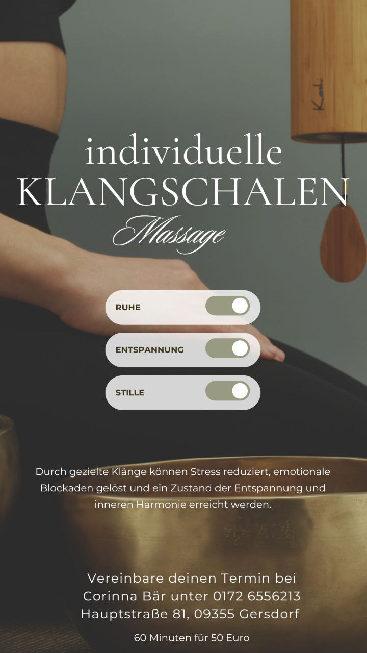 Klangschalen-Massage